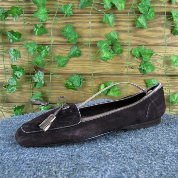 Enzo Angiolini Women's Lizzia Loafer Brown Leather Sz 9 Medium Gently Used 2025 - Picture 1 of 6